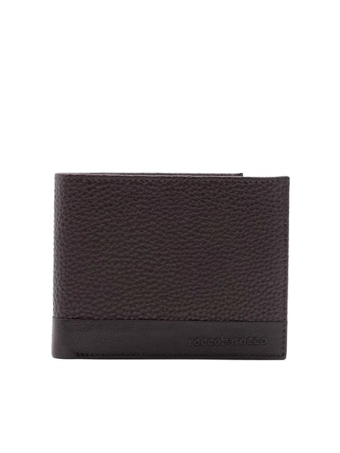 ROCCOBAROCCO ROBERT Portafoglio in pelle con flap  moro - Portafogli Uomo