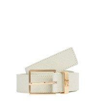 TOMMY HILFIGER TH SQUARE MONOGRAM Cintura in pelle - Cinture