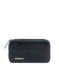 PIQUADRO BLUE SQUARE  Portafoglio in pelle pieno fiore - Portafogli Uomo