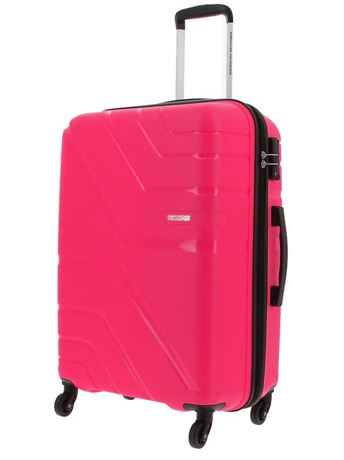 AMERICAN TOURISTER UPLAND Trolley misura grande pink - Trolley Rigidi