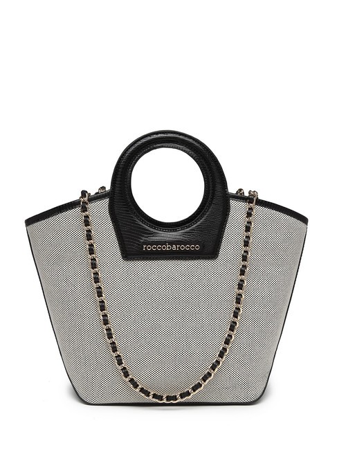 ROCCOBAROCCO REA Borsa doppia portabilità black - Borse Donna