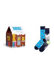 HAPPY SOCKS SKIING CHALET Gift set calze 2 paia - Calze Unisex
