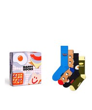 HAPPY SOCKS BREAKFAST Gift set calze 4 paia - Calze Unisex