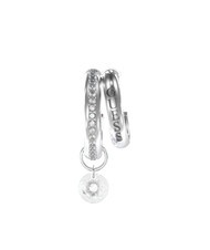 GUESS CRAZY EARRINGS Orecchino earcuff singolo pendente SILVER - Orecchini - 1