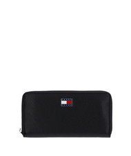 TOMMY HILFIGER TOMMY JEANS PILLOW Portafoglio zip around black - Portafogli Donna - 1