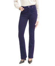 GUESS SEXY FLARE Pantalone stretch effetto vellutato - Pantaloni Donna