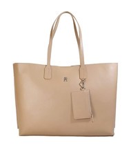 TOMMY HILFIGER TH DISTINCT Shopping Bag a spalla safari canvas - Borse Donna - 1