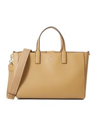 TOMMY HILFIGER TH SOFT LOGOTAPE Shopper a mano, con tracolla safari canvas - Borse Donna - 1