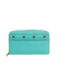 ROCCOBAROCCO BRIGITTE Portamonete grande con flap celeste - Portafogli Donna - 1