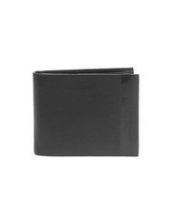 ROCCOBAROCCO STRIPE Portafoglio in pelle con flap nero - Portafogli Uomo - 1