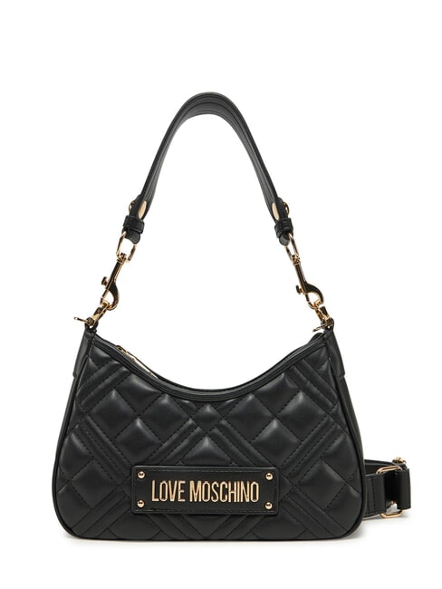 LOVE MOSCHINO GEOMETRIC QUILTED Borsa a tracolla Nero - Borse Donna