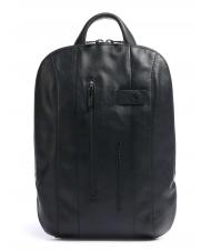 PIQUADRO URBAN Zaino porta PC 14", in pelle Nero - Zaini da lavoro porta PC - 1