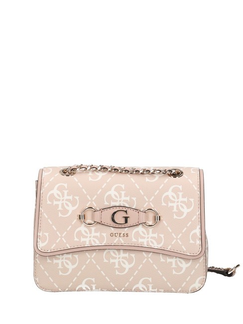 GUESS IZZY 4G Mini Bag a spalla / a tracolla sand logo - Borse Donna