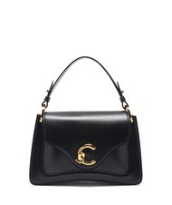 COCCINELLE C-ME CALF COCKER Borsa piccola in pelle con tracolla Nero - Borse Donna - 1