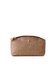 BORBONESE CLASSICA SMALL Necessaire piccolo beige brown - Bustine & Necessaire - 1