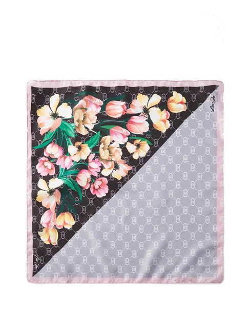 LIUJO FLOWER CORNER Foulard NERO - Sciarpe