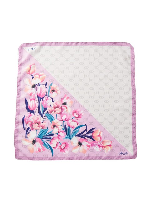 LIUJO FLOWER CORNER Foulard rose - Sciarpe