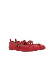 PINKO GIOIA Ballerine in pelle con due cinturini red - Scarpe Donna - 1