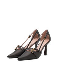 COCCINELLE FERNANDA D&eacute;collet&eacute; in pelle con cinturini - Scarpe Donna