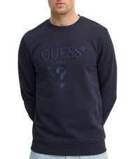 GUESS BEAU Felpa girocollo smartblue - Felpe Uomo - 1