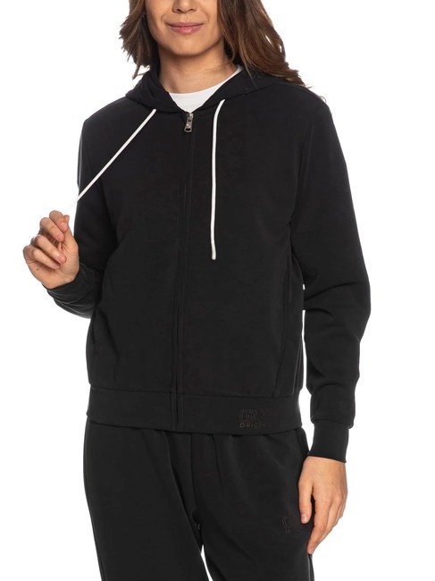 COLMAR GIRLY Felpa con cappuccio full zip black - Felpe Donna