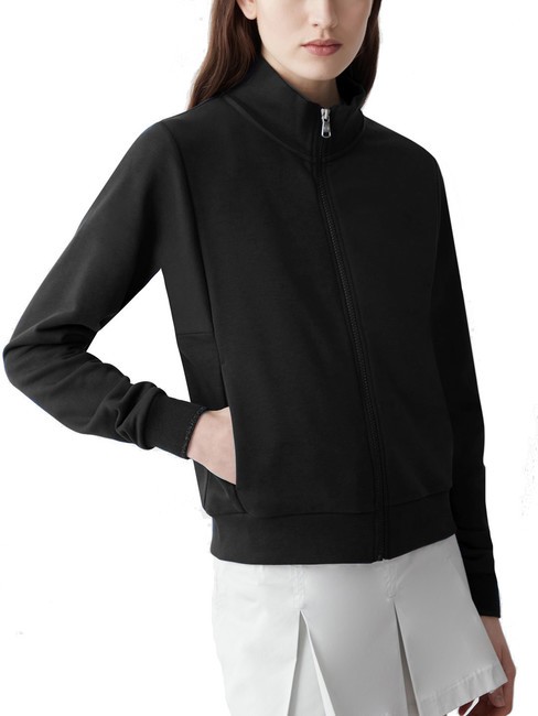 COLMAR CONNECTIVE Felpa collo alto full zip black - Felpe Donna