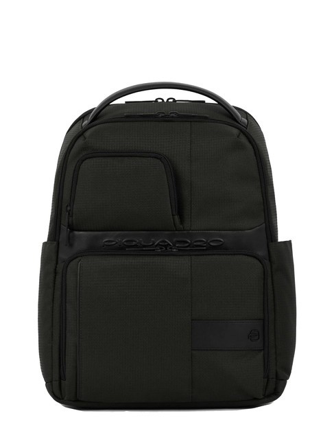 PIQUADRO WOLLEM  Zaino porta PC 14" Nero - Zaini da lavoro porta PC