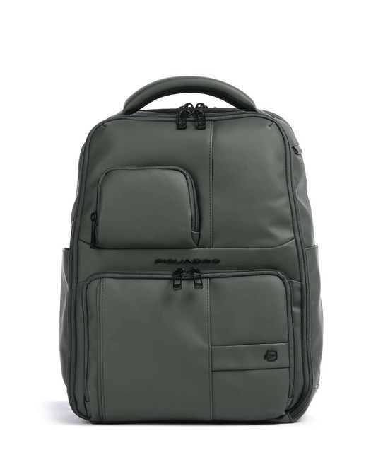 PIQUADRO WOLLEM  Zaino porta PC 14" VERDE - Zaini da lavoro porta PC