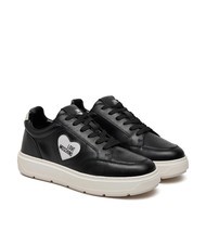 LOVE MOSCHINO BOLD 40 Sneakers in pelle ne/offw - Scarpe Donna - 1