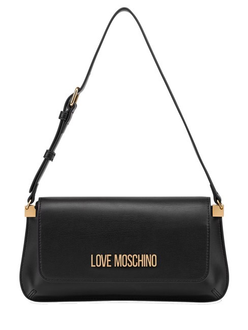 LOVE MOSCHINO LOGO LETTERING Borsa a spalla Nero - Borse Donna