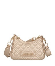 LOVE MOSCHINO QUILTED LM Borsa a tracolla gold - Borse Donna - 1