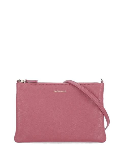 COCCINELLE BEST CROSSBODY Minibag in pelle pulp pink - Borse Donna