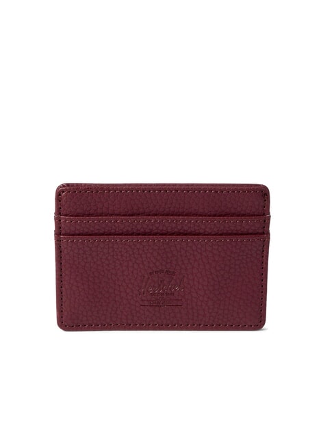 HERSCHEL CHARLIE Portacarte piatto windsor wine - Portafogli Uomo