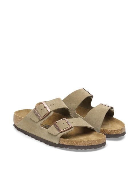 BIRKENSTOCK ARIZONA Sandalo ciabatta con fibbie taupe - Scarpe Unisex