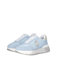 LIUJO AMAZING 25 Sneakers in suede e mesh port/lightgold - Scarpe Donna - 1