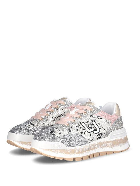 LIUJO AMAZING 26  Sneakers alte black/silver/rose - Scarpe Donna