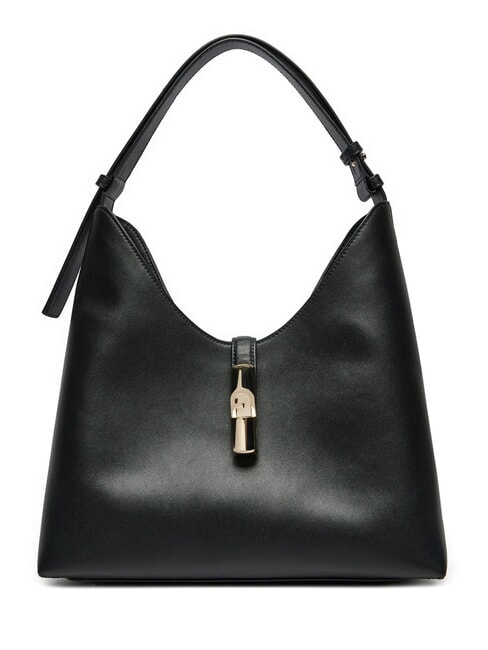 FURLA GOCCIA Borsa in pelle a spalla Nero - Borse Donna
