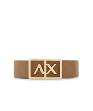 ARMANI EXCHANGE A|X BUCKLE Cintura con maxi logo dark pisco/dark pisc - Cinture - 1