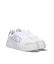 ARMANI EXCHANGE AX LOGO Sneakers platfom op.white+pink - Scarpe Donna - 1