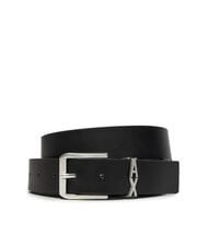 ARMANI EXCHANGE A|X METALLIC LOGO Cintura in pelle, accorciabile - Cinture