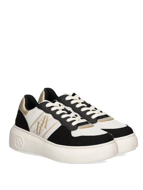 ARMANI EXCHANGE A|X Sneakers platfom bla/ofwh - Scarpe Donna