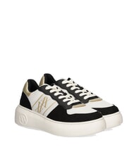 ARMANI EXCHANGE A|X Sneakers platfom bla/ofwh - Scarpe Donna - 1