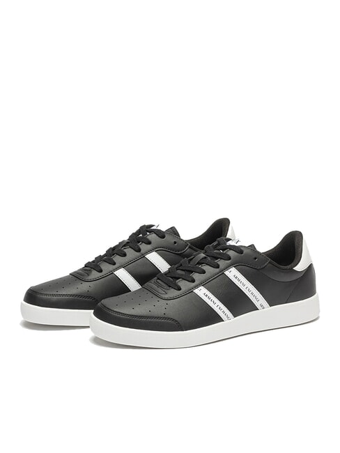 ARMANI EXCHANGE A|X STRIPES Sneakers black+op.white - Scarpe Uomo