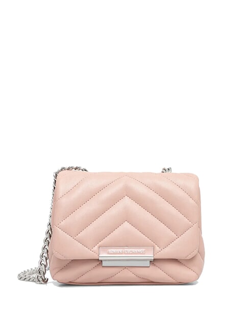 ARMANI EXCHANGE A|X MATELASSE Borsa mini a tracolla milk punch - Borse Donna