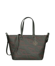 ARMANI EXCHANGE LOGO EMBOSSED Borsa shopper a spalla dark absinthe/liquor - Borse Donna - 1