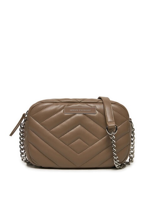 ARMANI EXCHANGE VICTORIA Borsa camera case matelassè dark pisco - Borse Donna