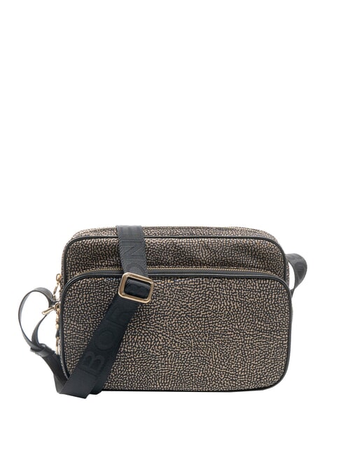BORBONESE CAMERA CASE MEDIA ECO LINE Borsa a tracolla OP/NATURALE/NERO - Borse Donna