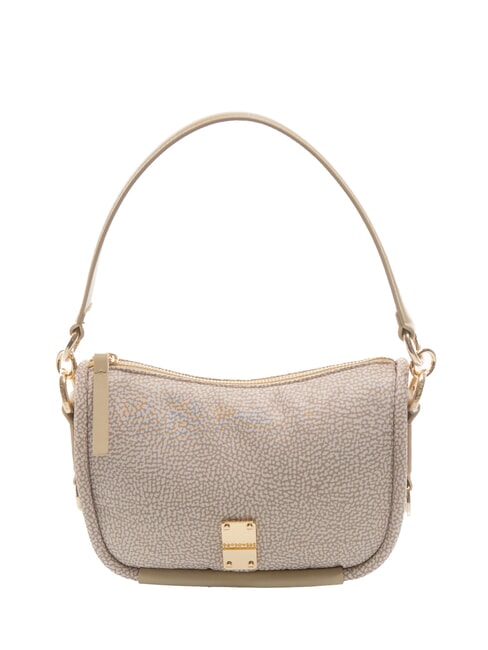 BORBONESE CAHIER HOBO SMALL Borsa a spalla con tracolla sabbia - Borse Donna