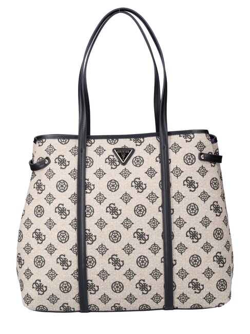 GUESS BEYZA  Borsa a spalla black logo - Borse Donna