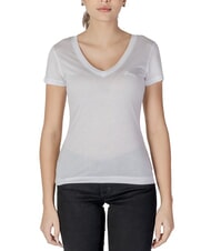 GUESS VN SS LIGHT BASIC T-shirt morbida con scollo a V purwhite - T-shirt e Top Donna - 1